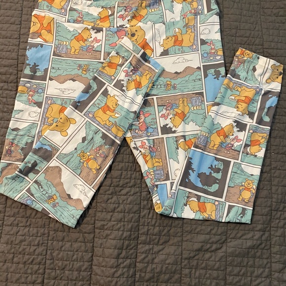 EUC LuLaroe Disney Pants - Winnie the Pooh T&C - Picture 3 of 3